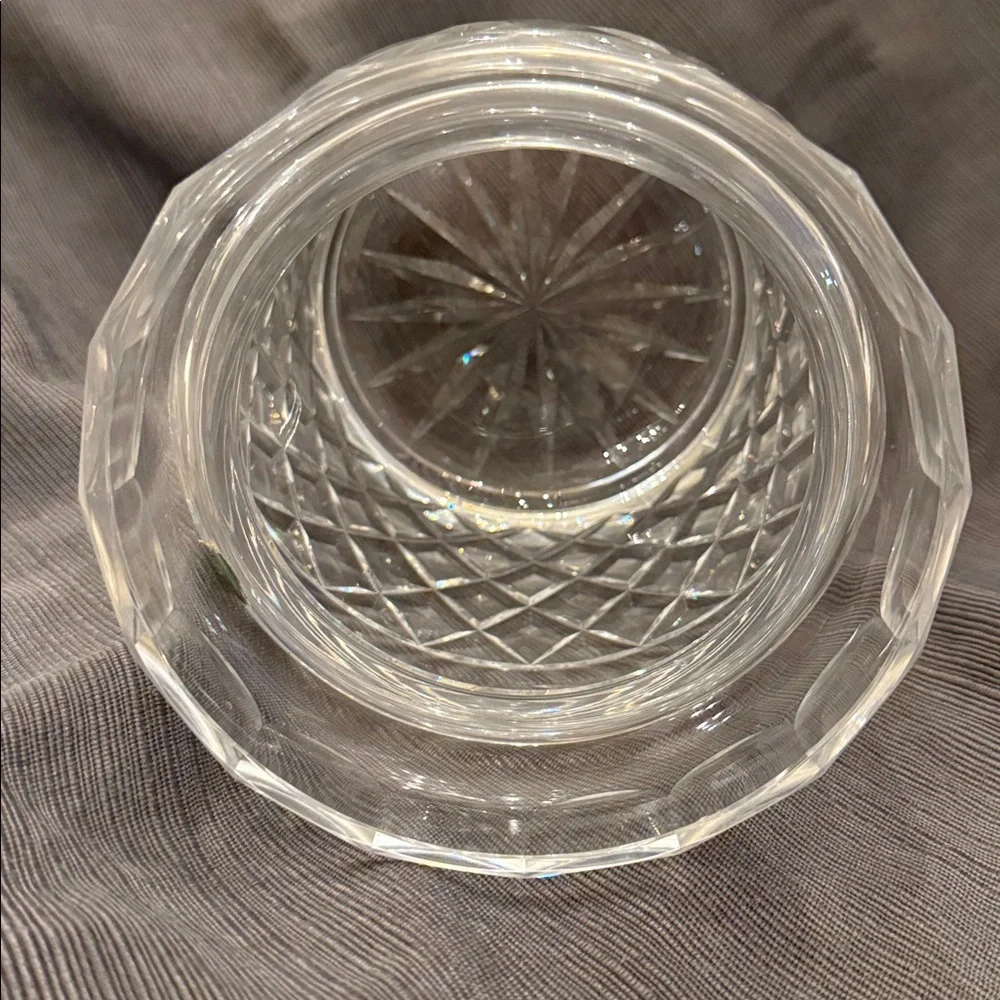 Waterford Crystal Biscuit Jar Glandore Pattern - Picture 5 of 6